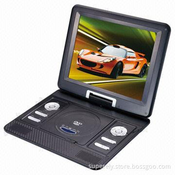 12.5-inch DVD Player with TV Tuner, USB, SD, Remote Control and Rotating Design